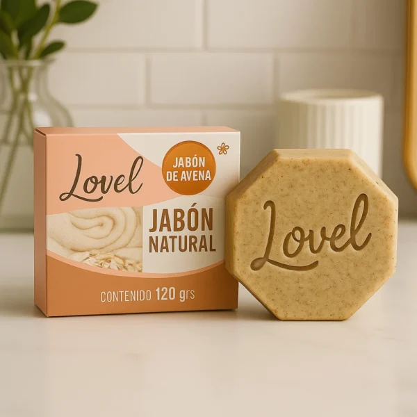 Jabón de avena natural