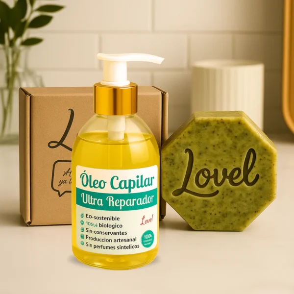 Kit Oleo reparador mas shampoo de romero